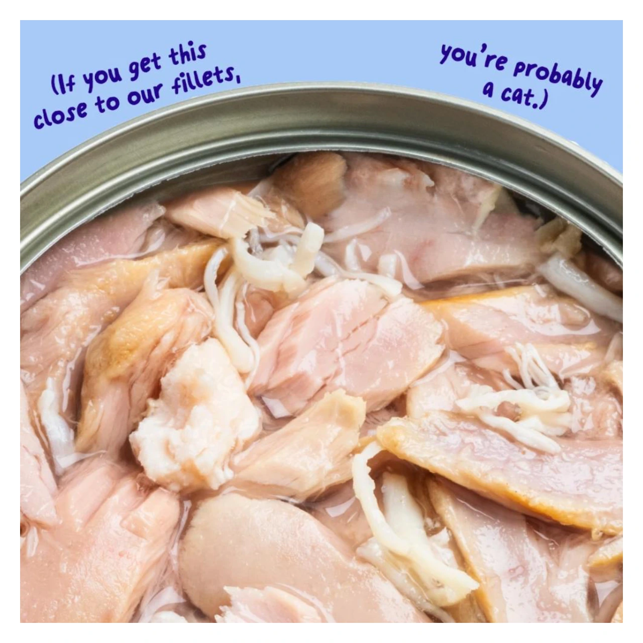Edgard & Cooper kattefilet tun og kylling i bouillon 70 g
